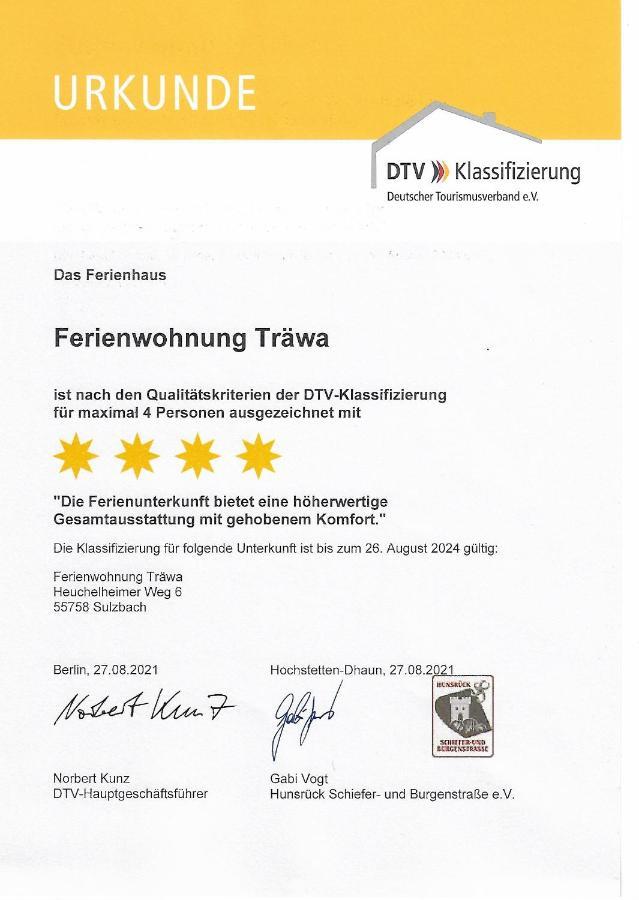 Ferienwohnung Traewa Sulzbach  Exterior foto